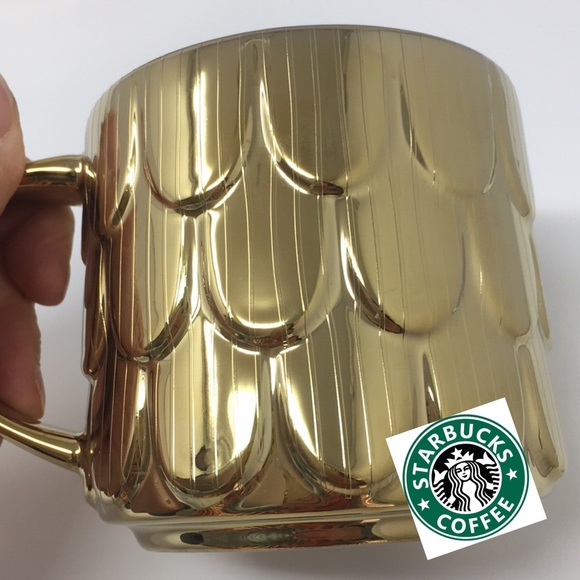 STARBUCKS 2019 Gold MUG - Limited ed NWT - Picture 1 of 3